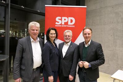 Jürgen Kessing, Andrea Schwarz, Michael Makurath und Macit Karaahmetoglu