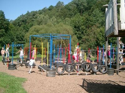 auf dem Spielplatz