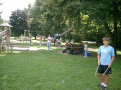 Auf dem Spielplatz an der Bleichwiese