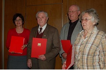 dritter von links: Manfred Kraft † bei der Ehrung 2010